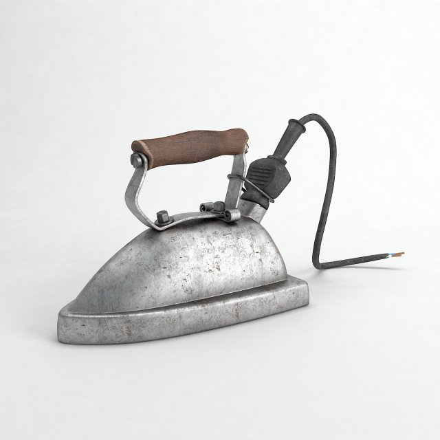 old iron 3Dモデル .c4d .max .obj .3ds .fbx .stl .blend 