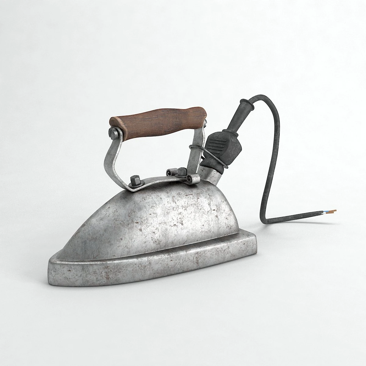 old iron 3D Model .c4d .max .obj .3ds .fbx .stl .blend