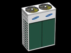 samsung ac condensor 3D Model