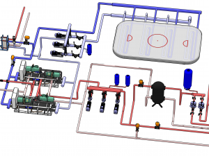 cooling supply circle 3D मॉडल