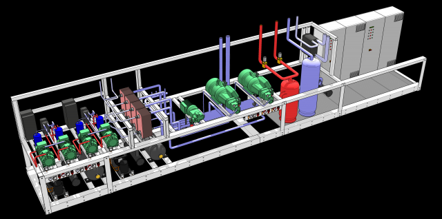 chiller Modello 3D .c4d .max .obj .3ds .fbx .stl .blend 