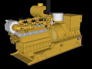 generator cat 3D Model