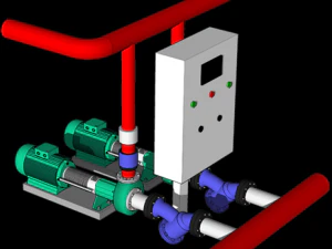 pump station 3D Model