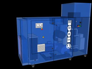 боге компрессор 3D Модель