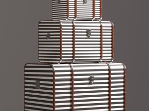 chest maritim 3-set 3D 모델
