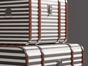 chest maritim 3-set 3D Модель