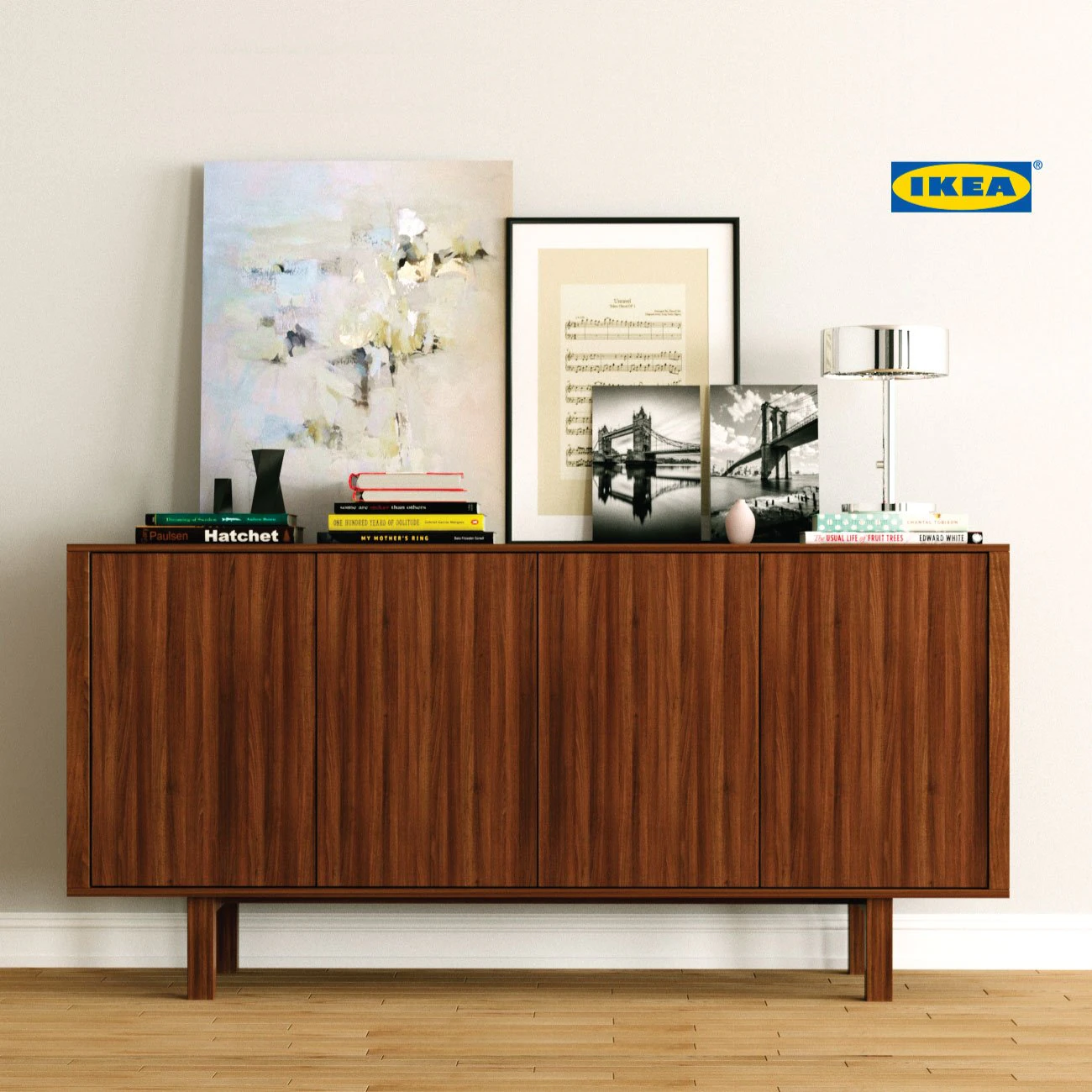 ikea stockholm sideboard 3D Model .c4d .max .obj .3ds .fbx .stl .blend 