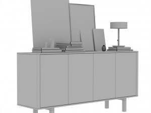 ikea stockholm sideboard 3D Модель