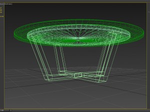living room table 3D 모델