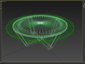 living room table 3D 모델