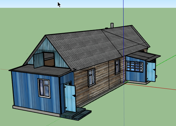 russian house 3D Model .c4d .max .obj .3ds .fbx .stl .blend