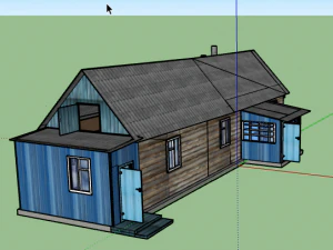 casa rusa Modelo 3D
