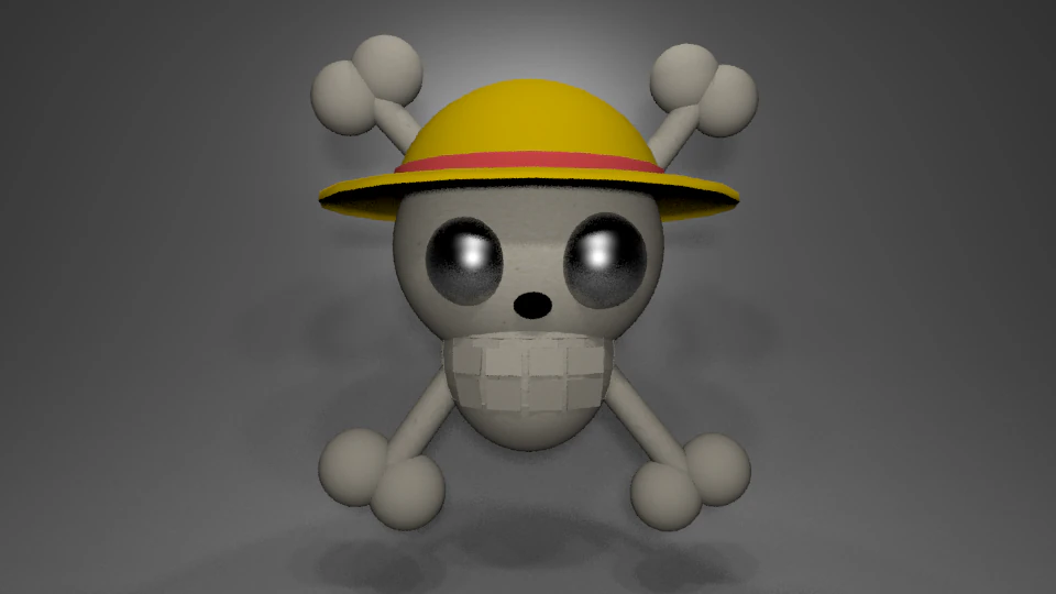 straw hat pirates 3D Model .c4d .max .obj .3ds .fbx .stl .blend 