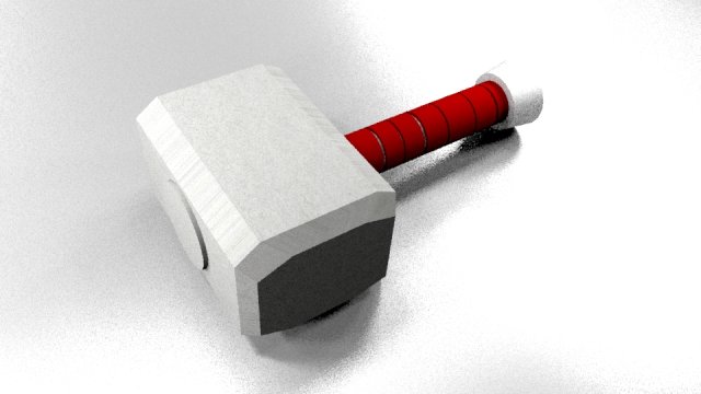 thors hammer 3Dモデル .c4d .max .obj .3ds .fbx .stl .blend 