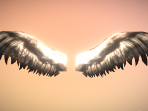 Golden Wings - 3D Model by stonelion7