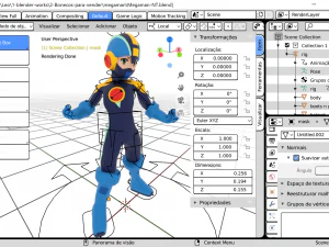 megaman-nt warrior 3D Model