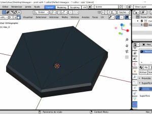 perfect hexagon memory game for kids 3D Model