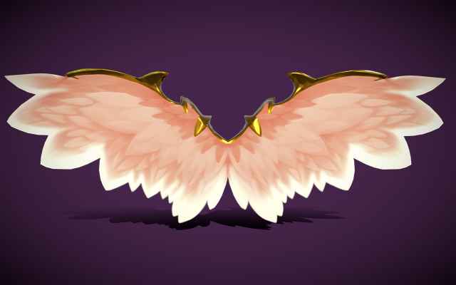 low-poly-animated-fairy-wings 3D Model .c4d .max .obj .3ds .fbx .stl .blend 