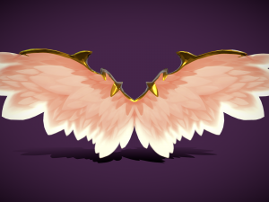 low-poly-animated-fairy-wings 3D Model