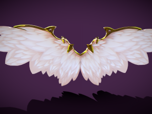 low-poly-animated-fairy-wings 3D Model