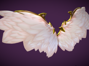 low-poly-animated-fairy-wings 3D Model