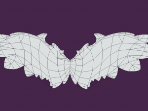low-poly-animated-fairy-wings 3D Model