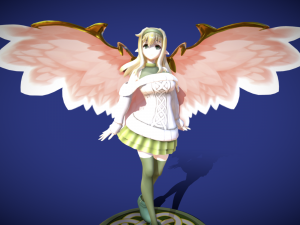 low-poly-animated-fairy-wings 3D Model