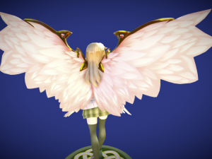 low-poly-animated-fairy-wings 3D Model