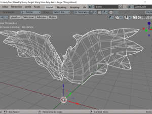 low-poly-animated-fairy-wings 3D Model