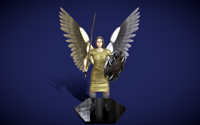angel-knight 3Dモデル .c4d .max .obj .3ds .fbx .stl .blend 