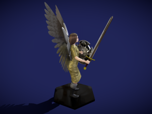 angel-knight 3Dモデル