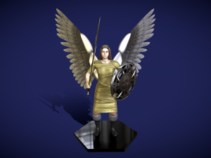angel-knight 3Dモデル