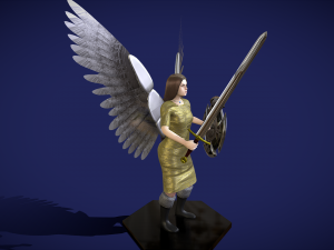 angel-knight 3Dモデル