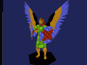 angel-knight 3Dモデル