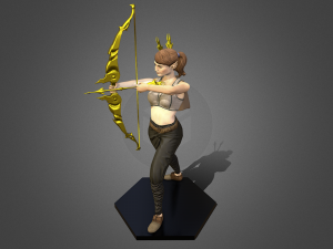 elf-archer 3D Model