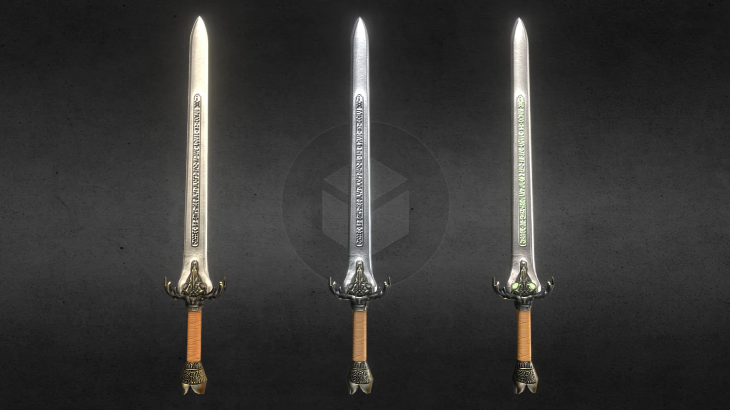 baphomet-sword 3D Model .c4d .max .obj .3ds .fbx .stl .blend 