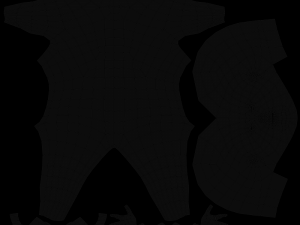 Animated Low Poly Dark Knight 3D Model
