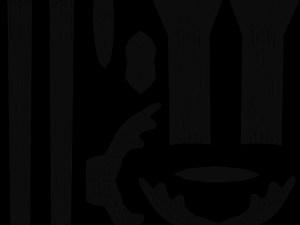 Animated Low Poly Dark Knight 3D Model