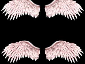 Animated Low Poly Golden Wings 3D 模型