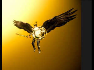 Animated Low Poly Angel Knight To Unity 3D Model