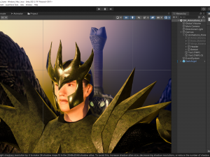 Animated Low Poly Angel Knight To Unity 3D Model