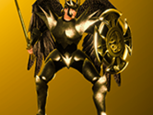 Animated Low Poly Angel Knight To Unity 3D Model
