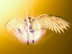 Animated Low Poly Angel Knight To Unity 3D Model