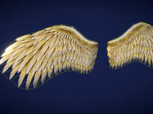 Animated Low Poly Angel Knight To Unity 3D Model