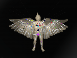 Animated Low Poly Angel Knight Modelo 3D