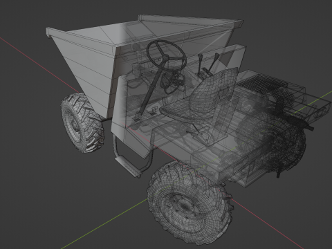 Dumpers construction vehicle Modèle 3D