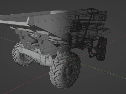 Dumpers construction vehicle 3D Model