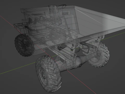 Dumpers construction vehicle 3D Model
