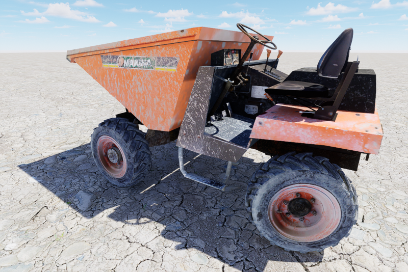 Dumpers construction vehicle Modèle 3D .c4d .max .obj .3ds .fbx .stl .blend