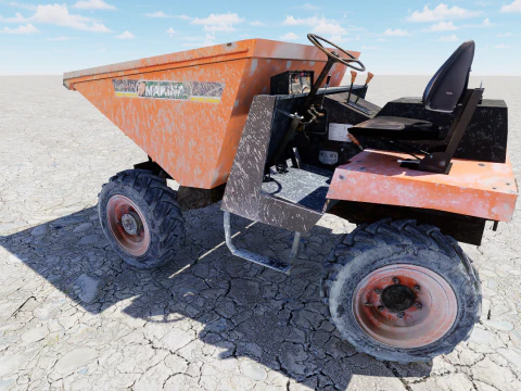Dumpers construction vehicle 3D Model